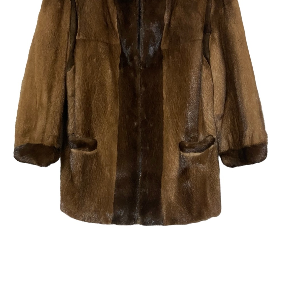 Vintage Anastasia Furs Mink Coat Brown - Picture 3 of 16